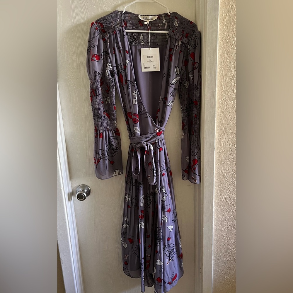 DVF Ani Floral Wrap Dress